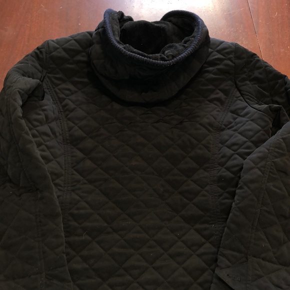 Esprit Outerwear Quilted Hooded Zip Up Coat - Picture 10 of 11
